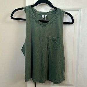 Dark green tank top